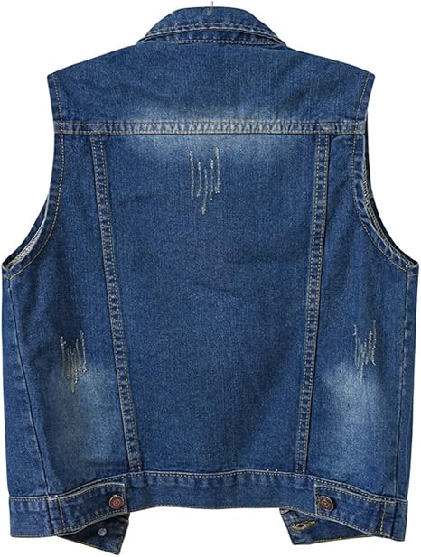 Women's denim vest