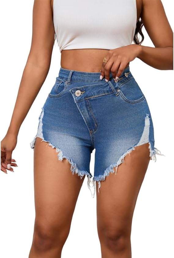 Women's denim shorts