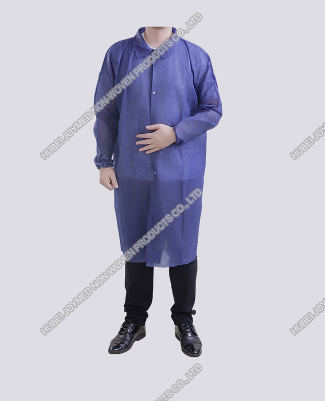 Disposable Lab Coat Button