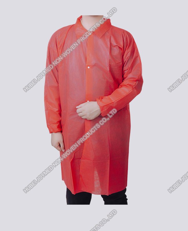 Disposable Lab Coat Button