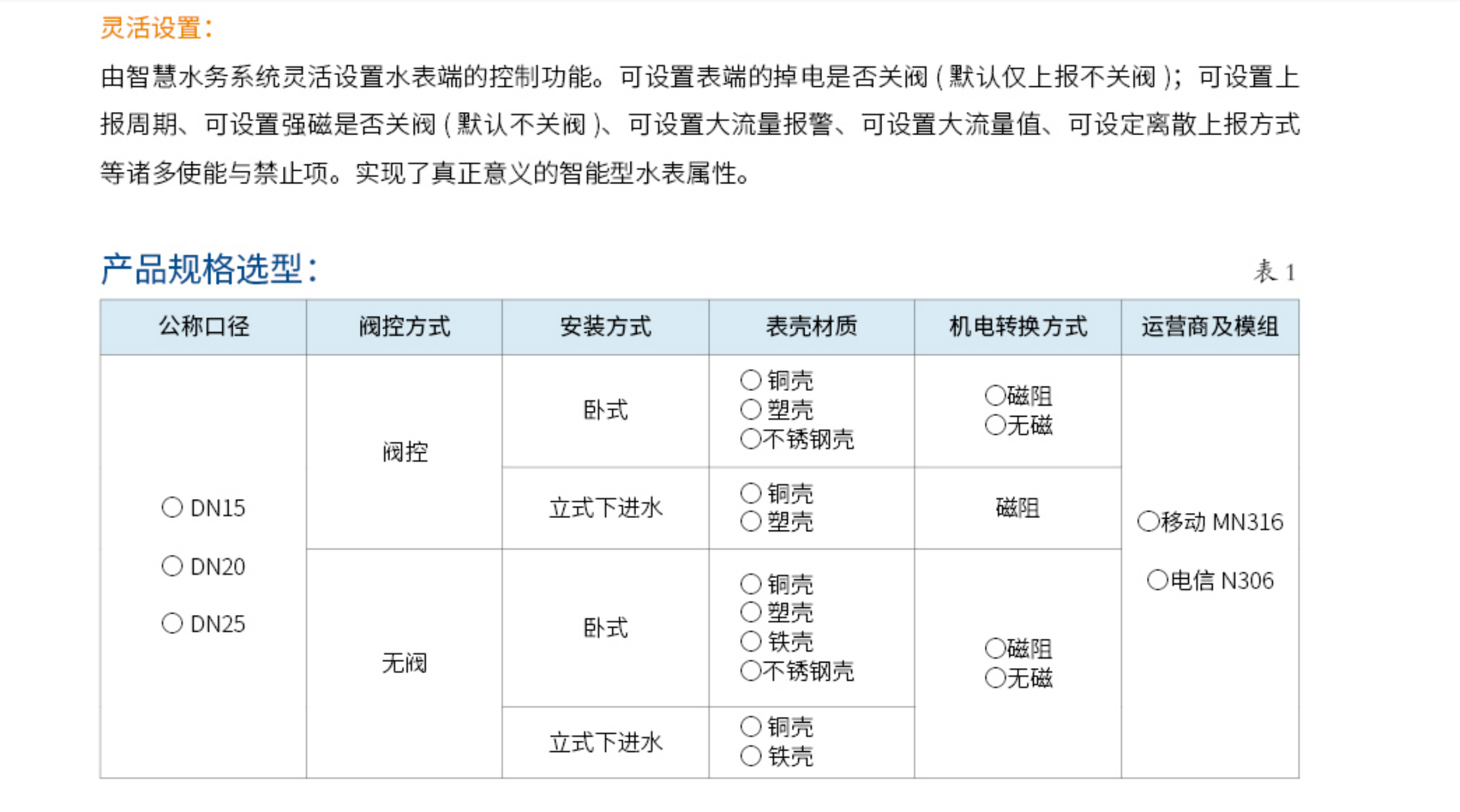 8NB-loT 物联网水表