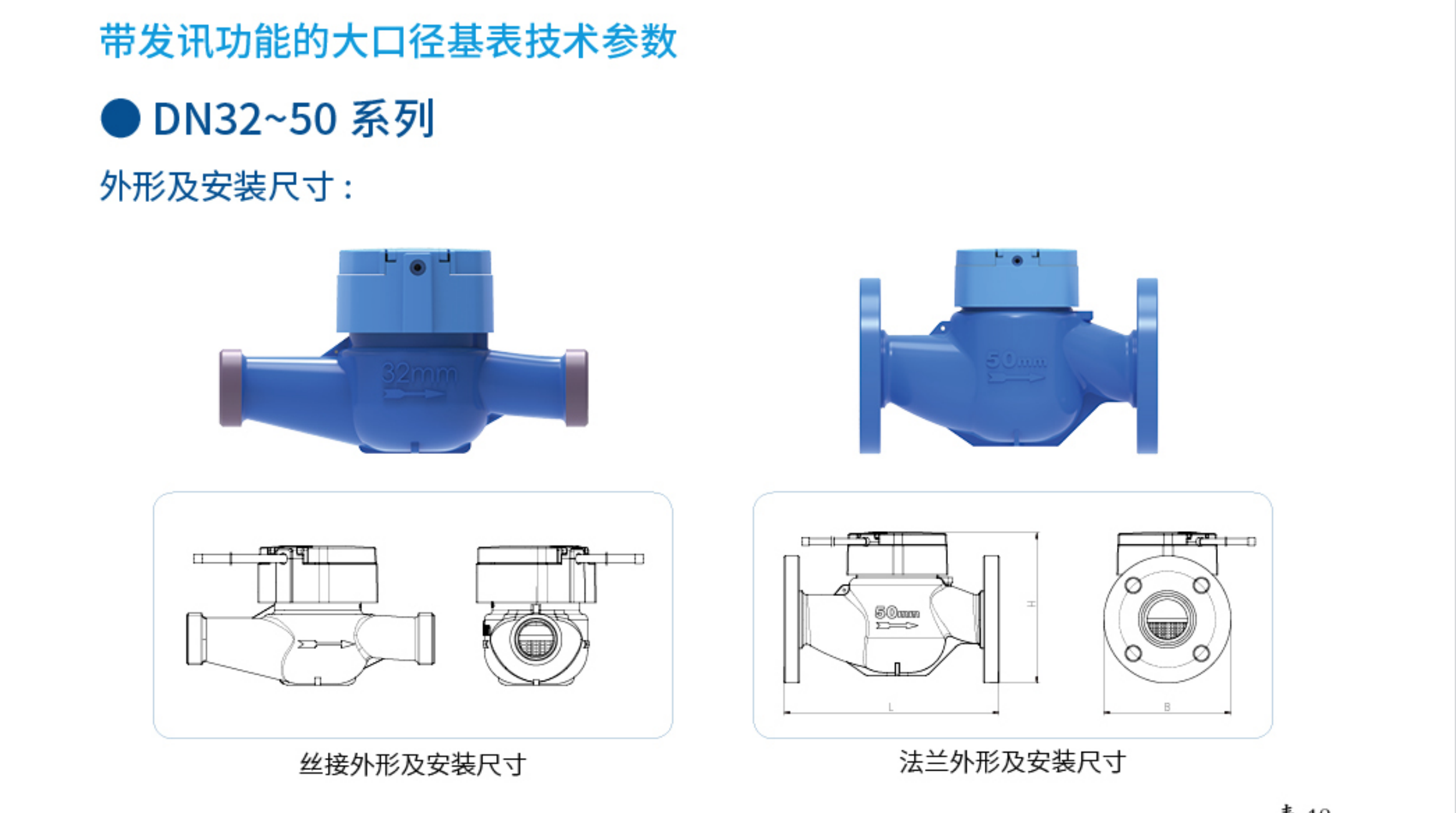 3带发讯功能的大口径基表