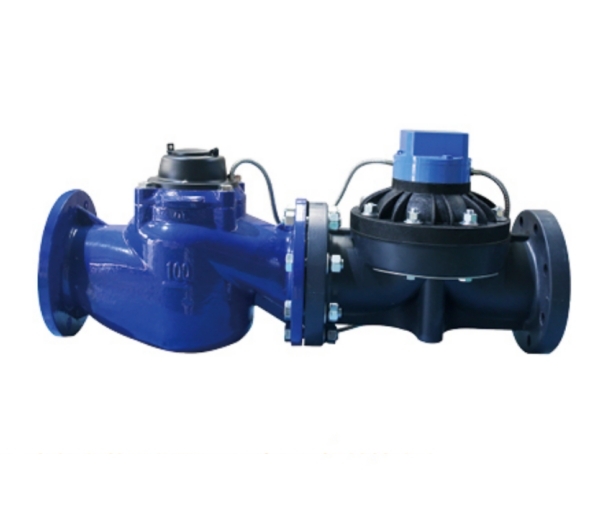 Integrated large-diameter IC card prepaid water meter