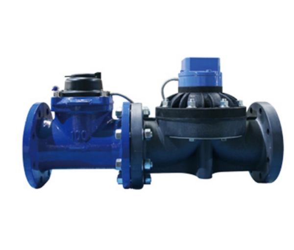 Multi card irrigation water meter with one meter