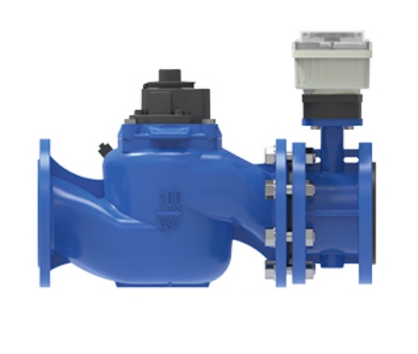 Large caliber IoT water meter for water self flow power generation