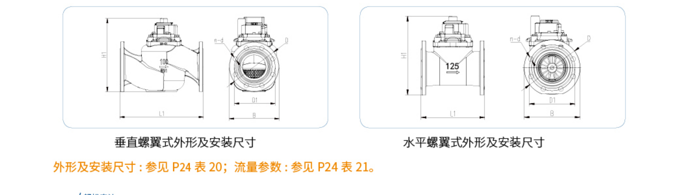 5普通型大口径 NB-loT 物联网水表