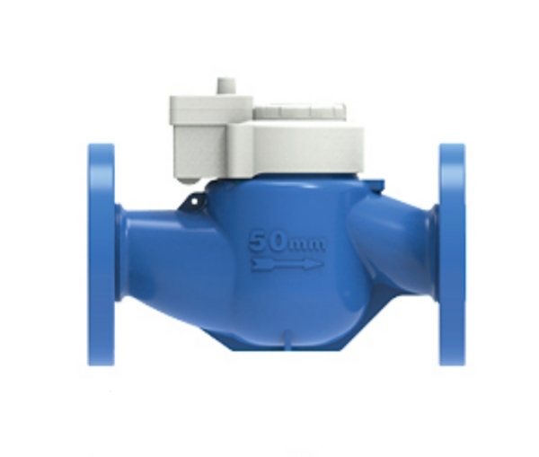 Large caliber base meter with messaging function