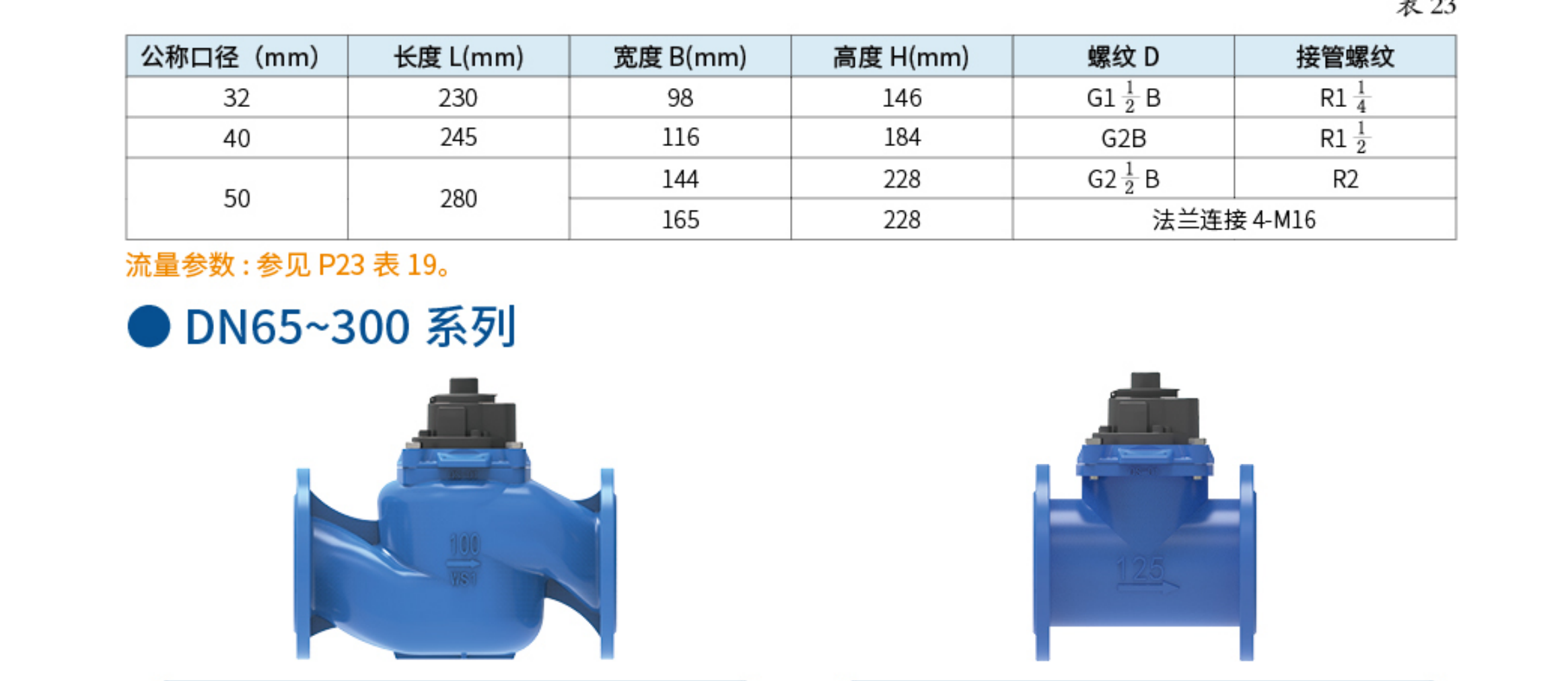 4普通型大口径 NB-loT 物联网水表