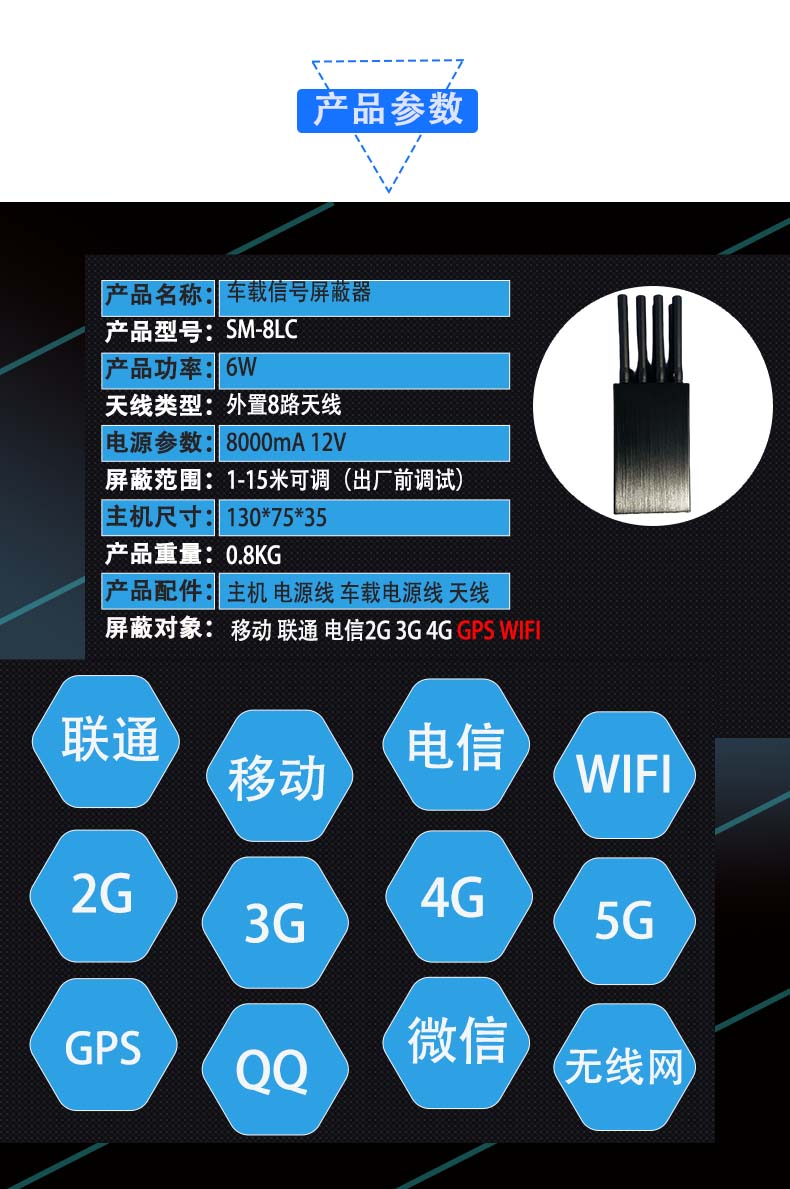SM-8LC手持信号屏蔽器2