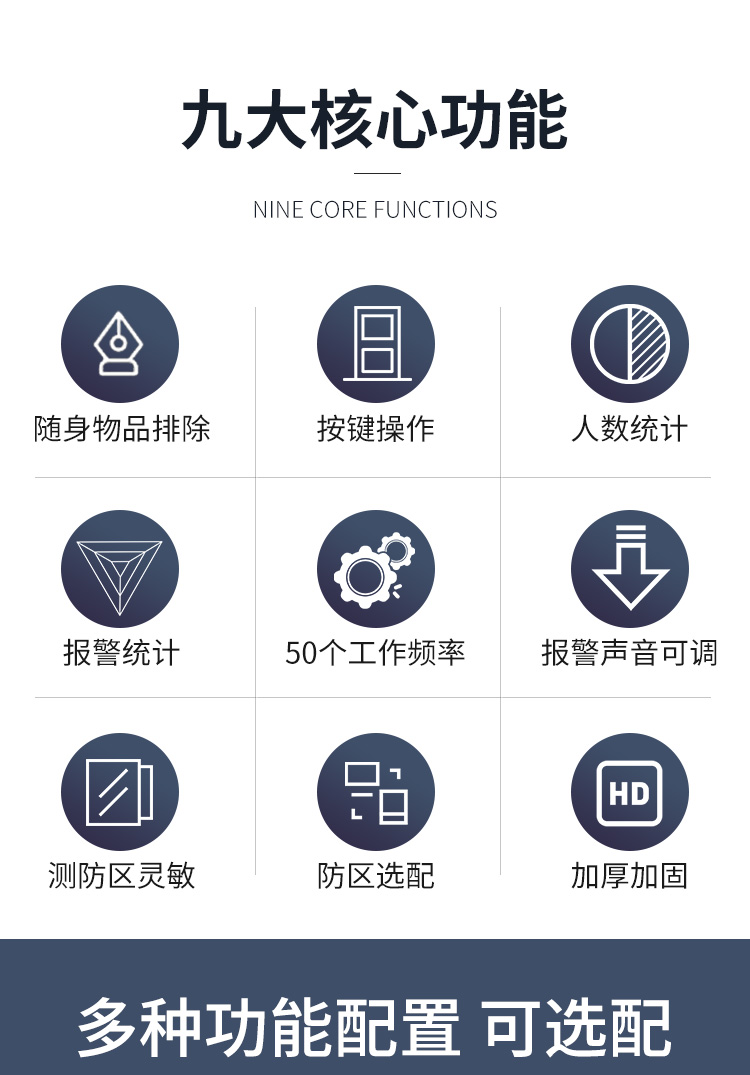 SM-500金属安检门1