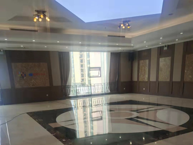 聊城昌润大酒店石材养护保养结晶施工图片