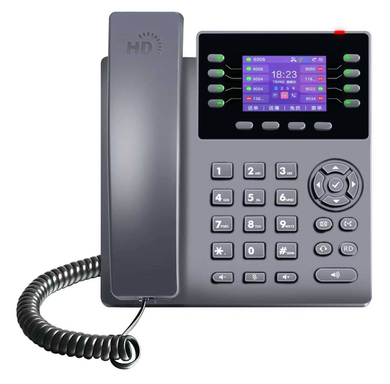 LVSwitch 商路 SIP-T800N网络IP电话机