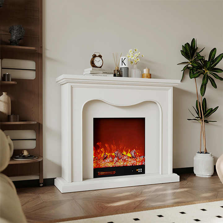 New Fashion Antique Style Home Appliance Wooden Mantel Electric Fireplace for Warm