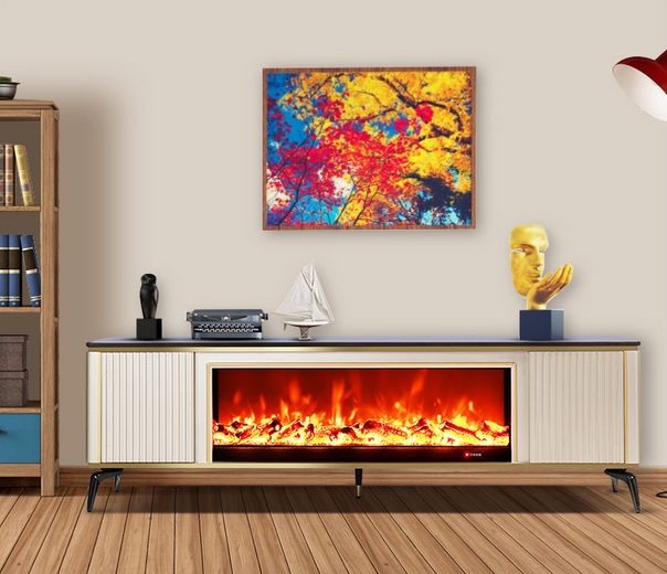New Good Quality Home Appliance TV Stand Fireplace for Living Use