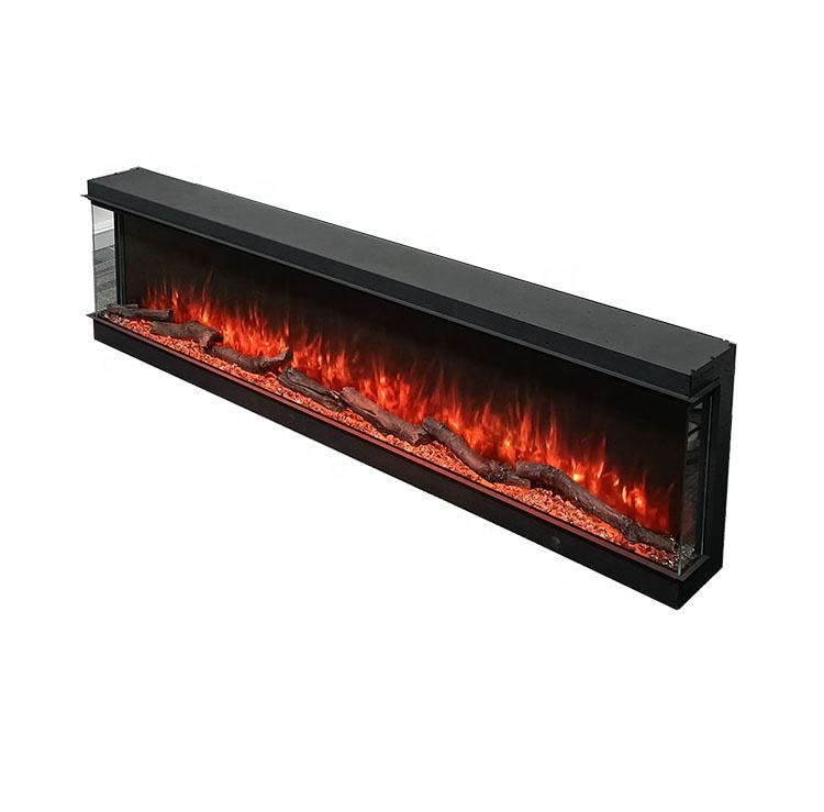 High Good Fashion Home Appliance 3 Sided Electric Fireplace for Living Place