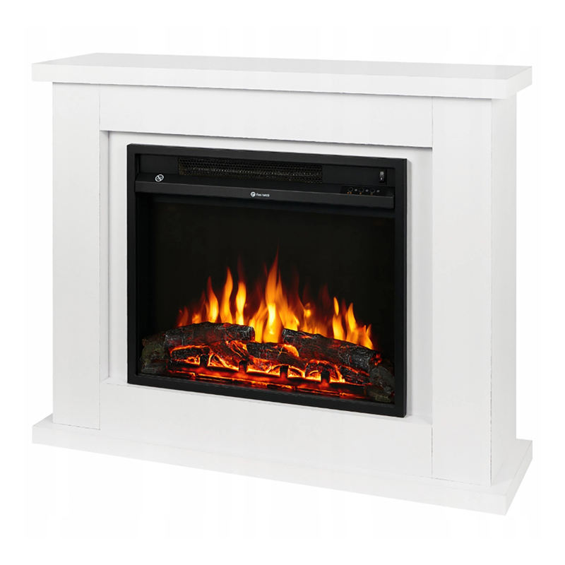 Good Quality Antique European Home Appliance Wooden Mantel Electric Fireplace