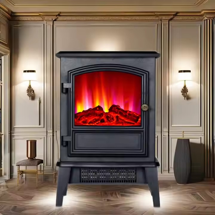 New Good Fashion Freestanding with Home Appliance Electric Fireplace for Warming Living