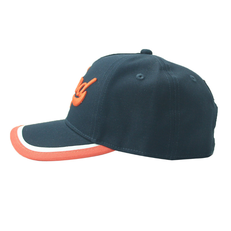 Spring and autumn round-top diagonal short-brim patchwork baseball cap
