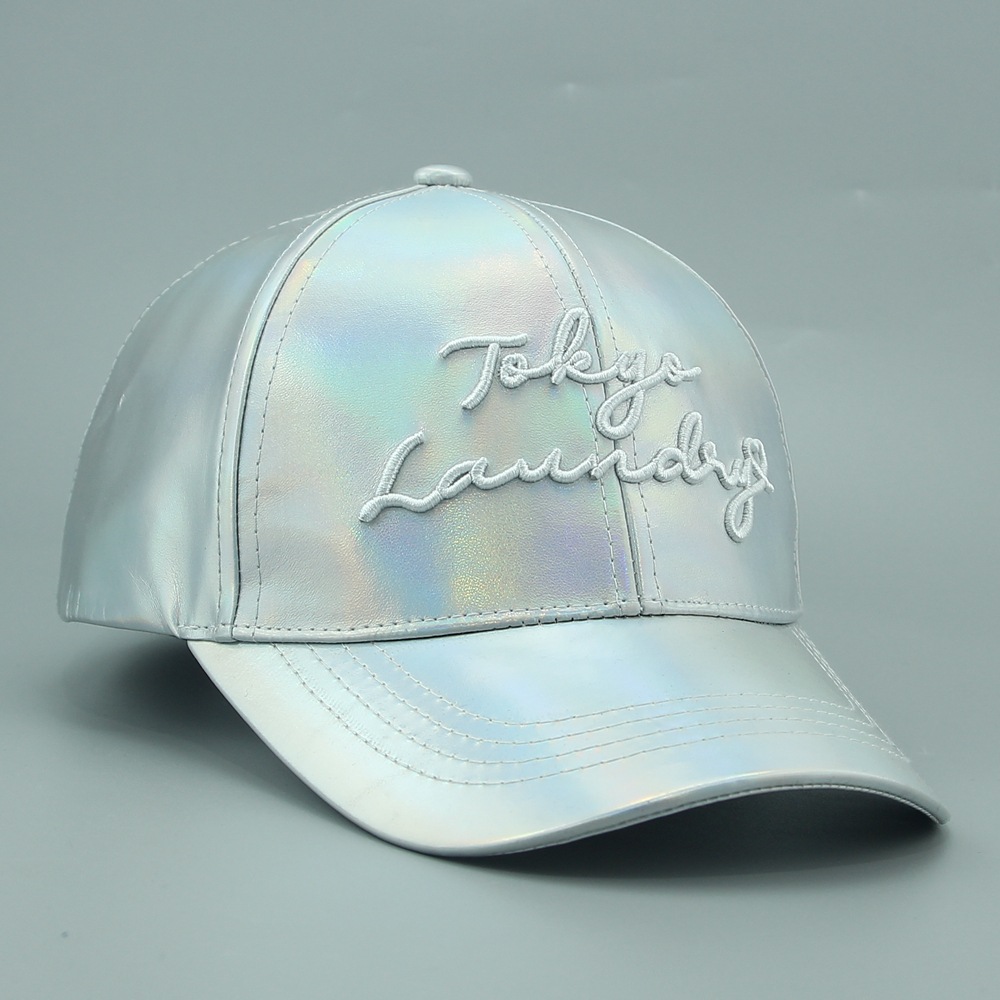 Girls' three-dimensional embroidered cute multicolored sunshade baseball caps