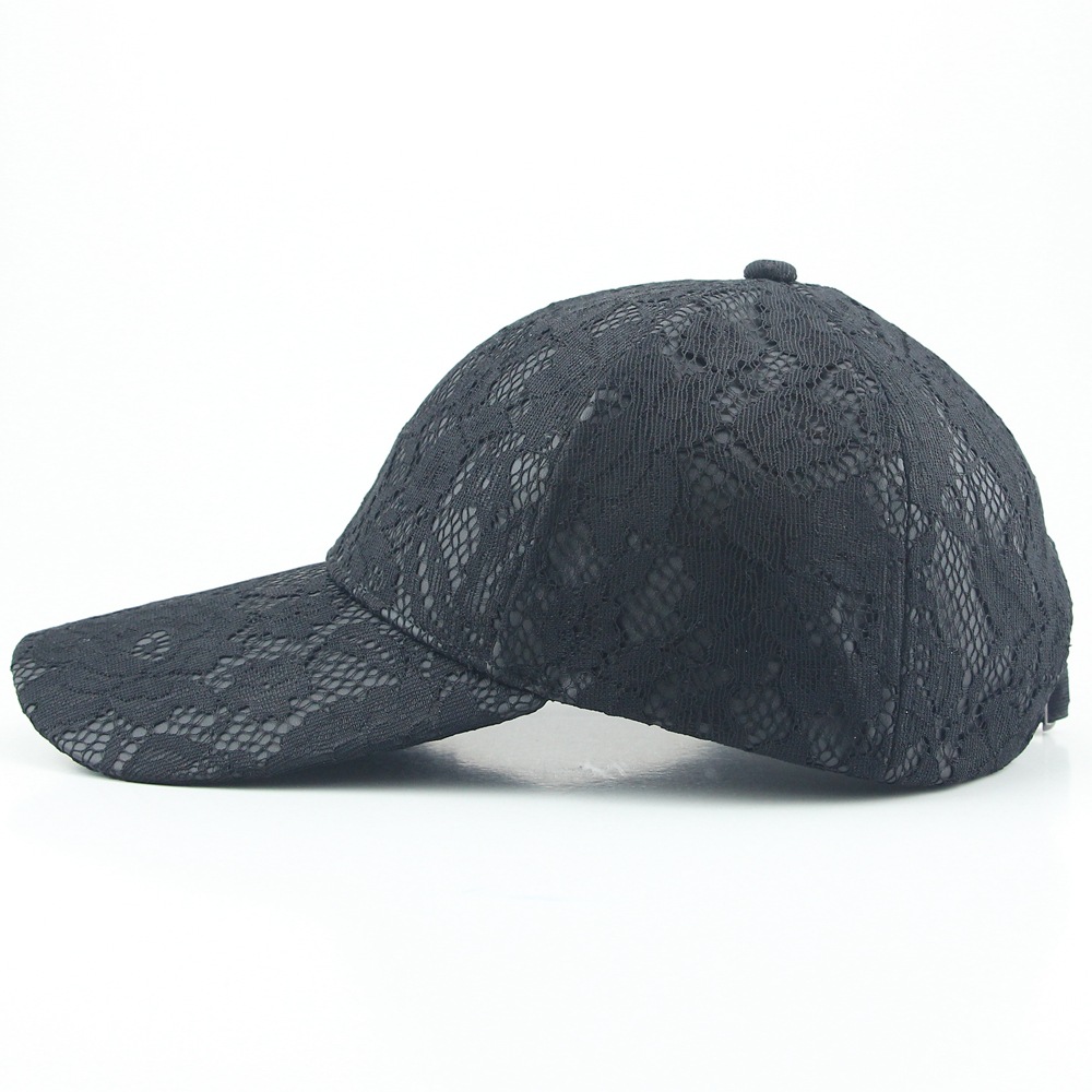 Lace breathable baseball cap