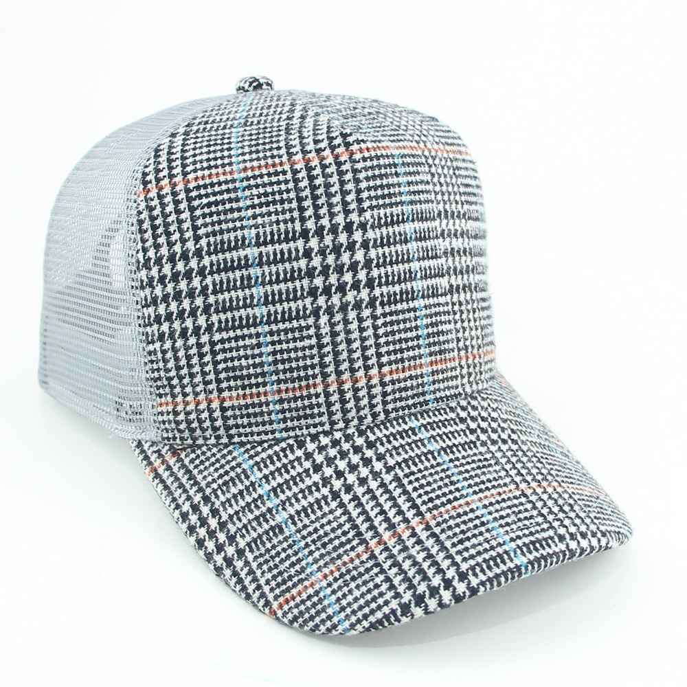 Houndstooth baseball cap