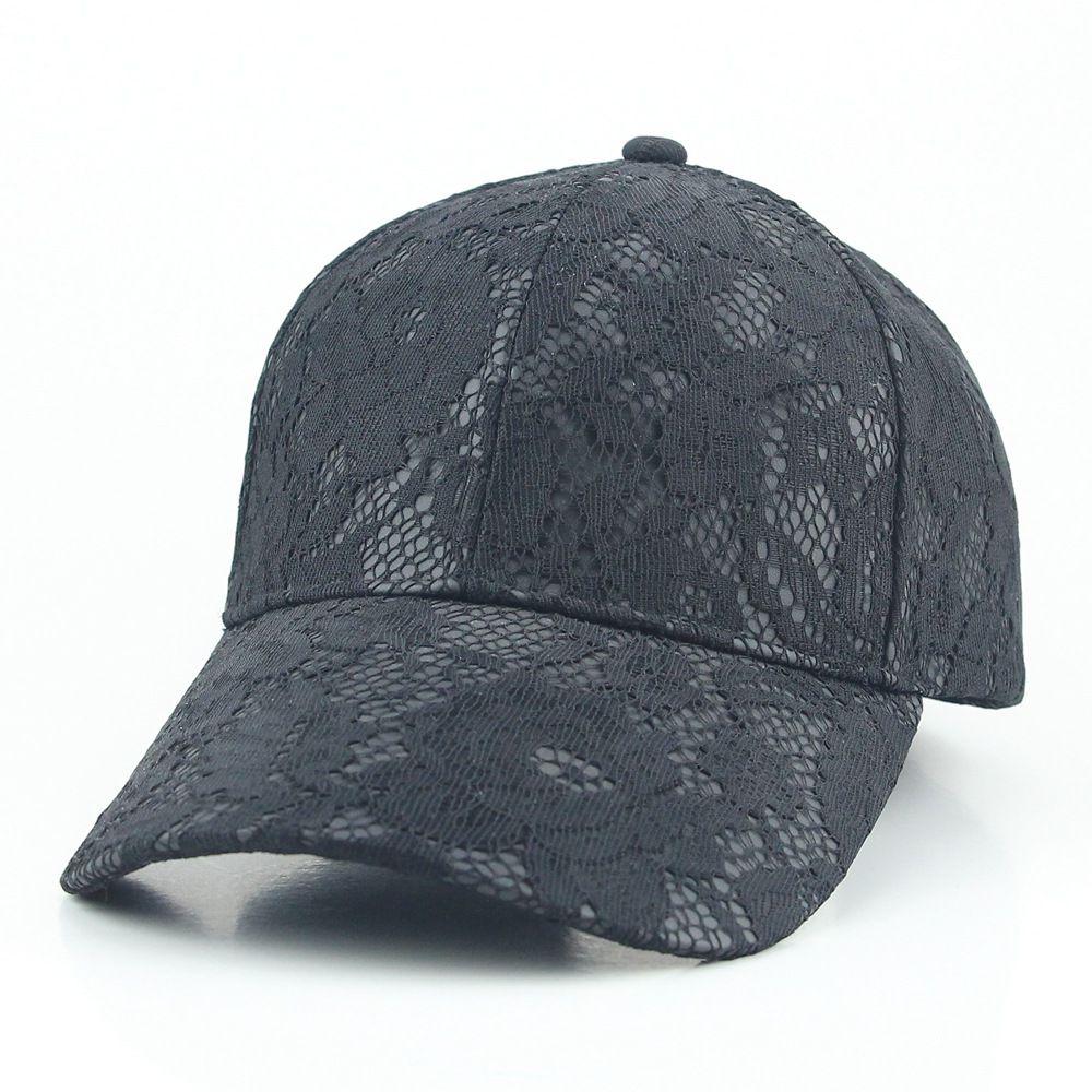 Lace breathable baseball cap