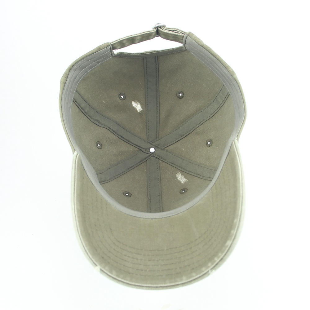 Lightly washed cotton baseball cap