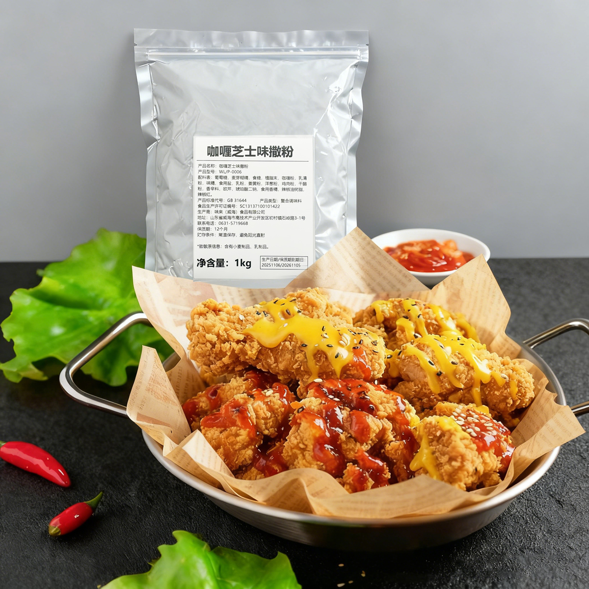 咖喱芝士味撒粉