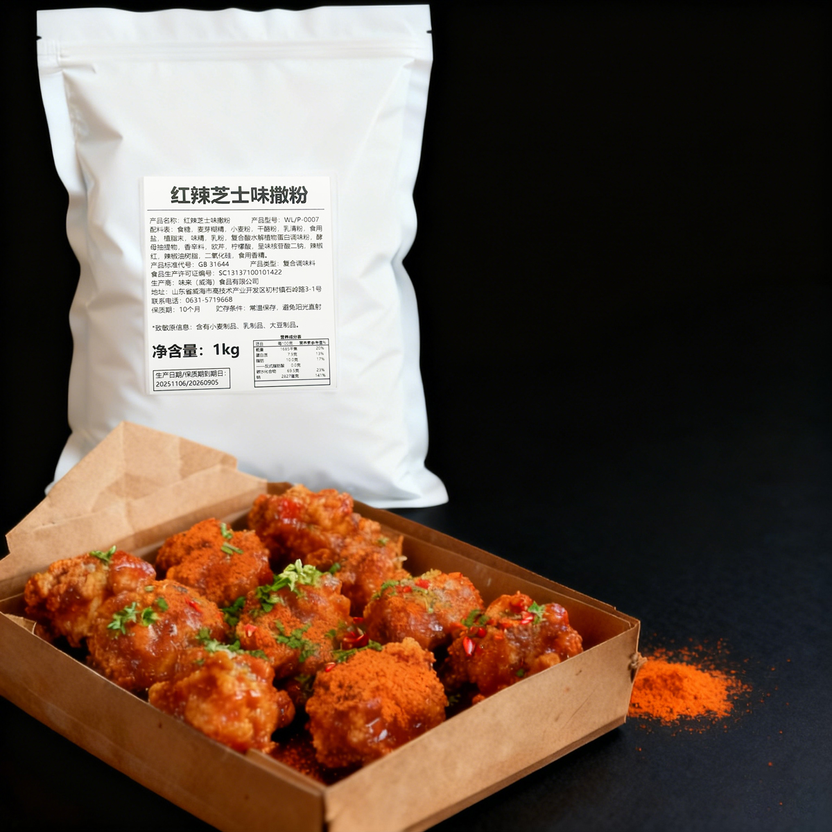 红辣芝士味撒粉