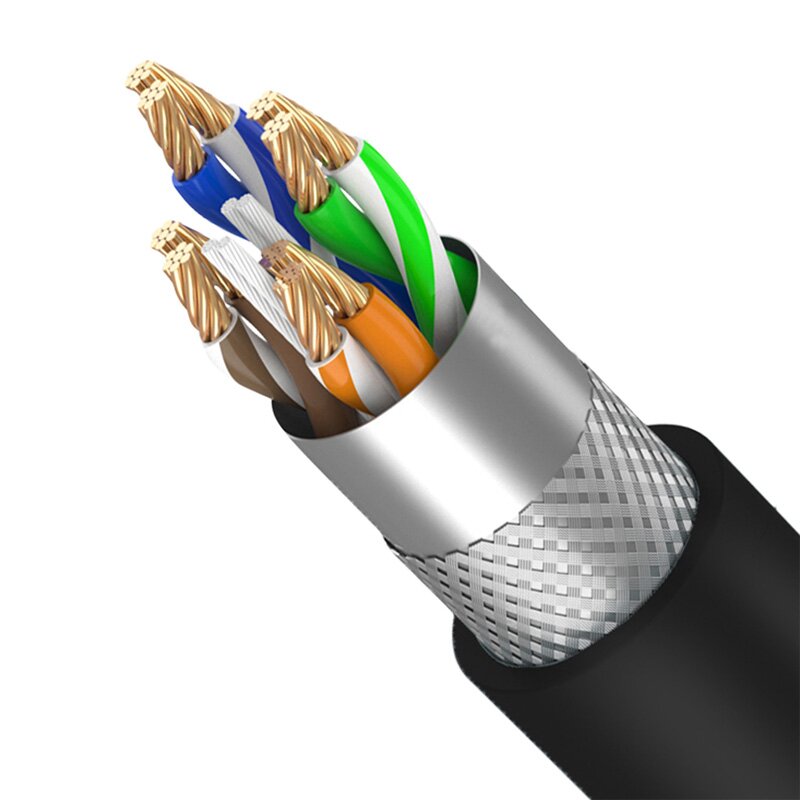Category 5 shielded network cable