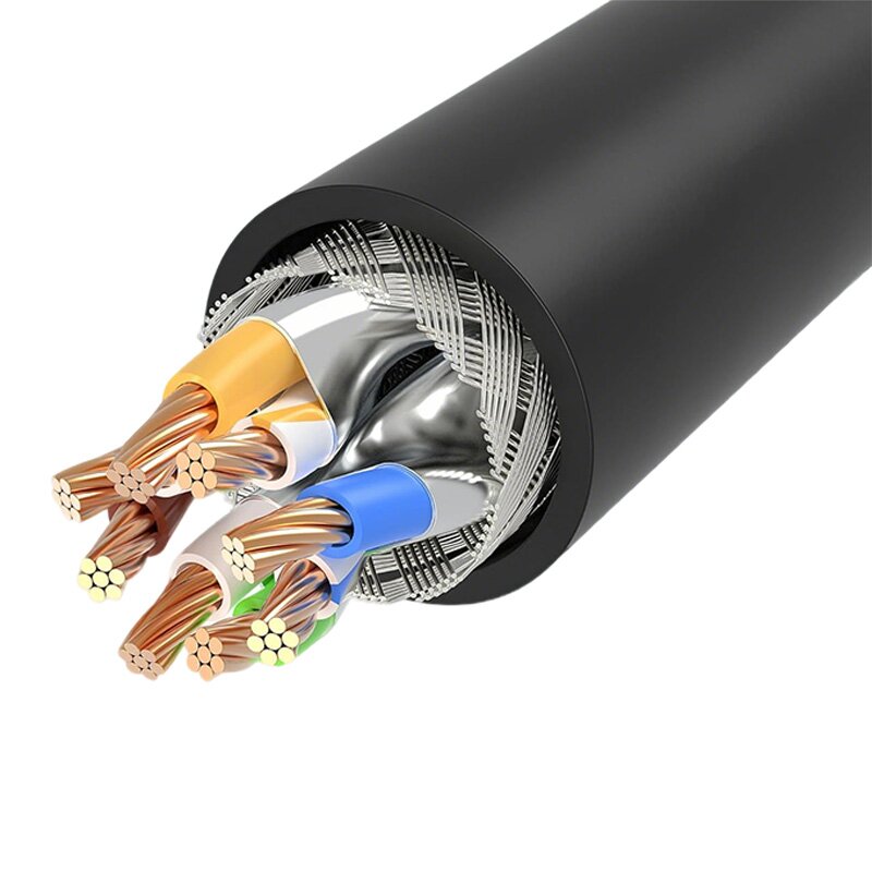 Category 8 shielded network cable