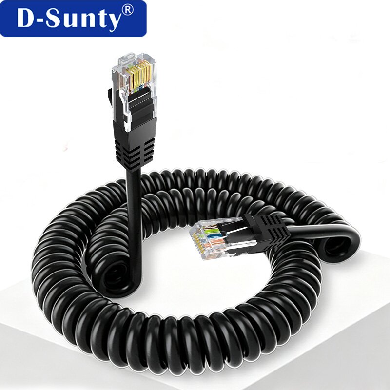 Cat5e Retractable Coiled Ethernet Cable