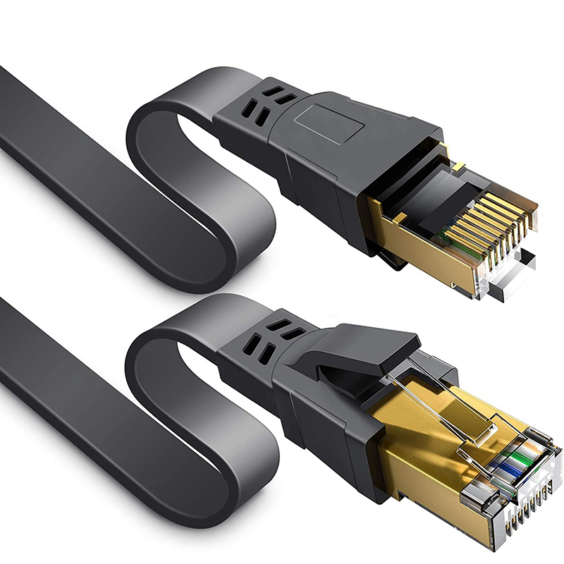 OFC Cat8 Flat Ethernet Cable Gaming