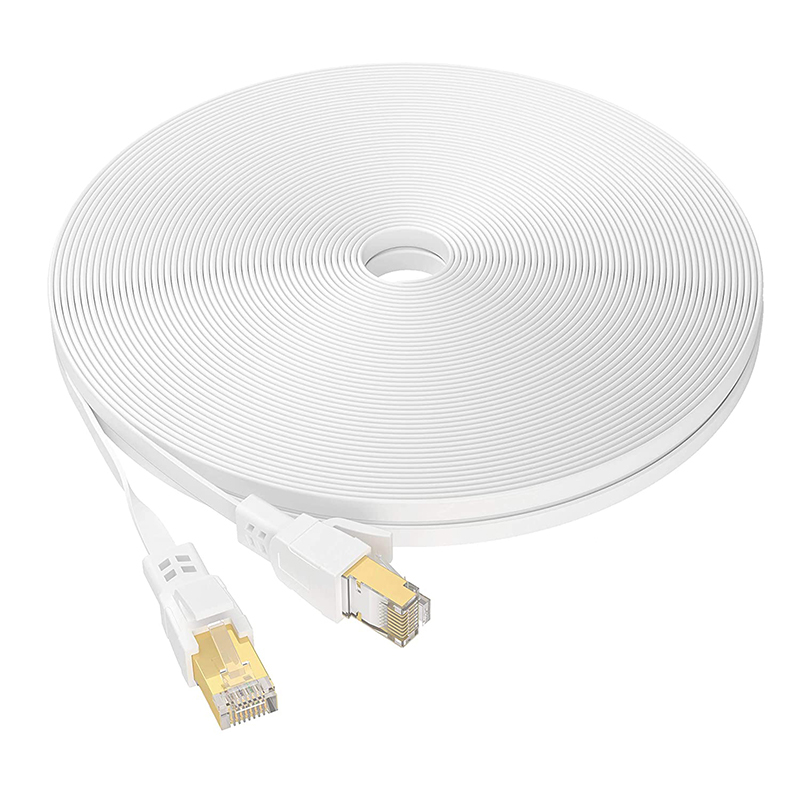 Cat8 Flat Cable Wall-Mounted