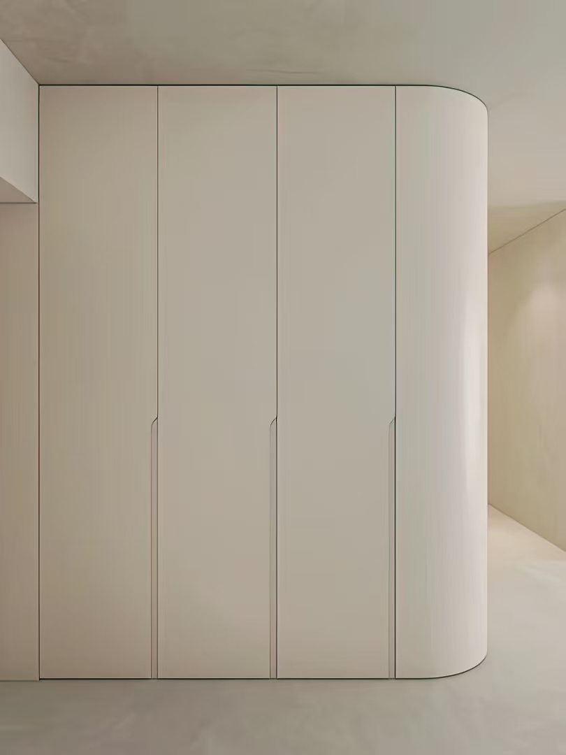 一门到顶带圆弧衣柜44