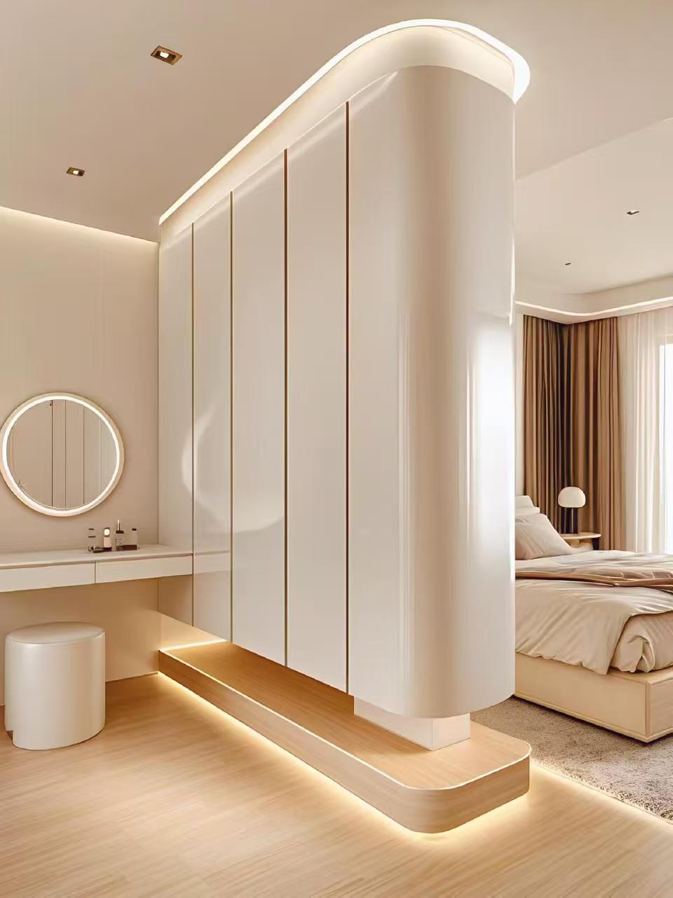 梳妆台悬吊更衣柜