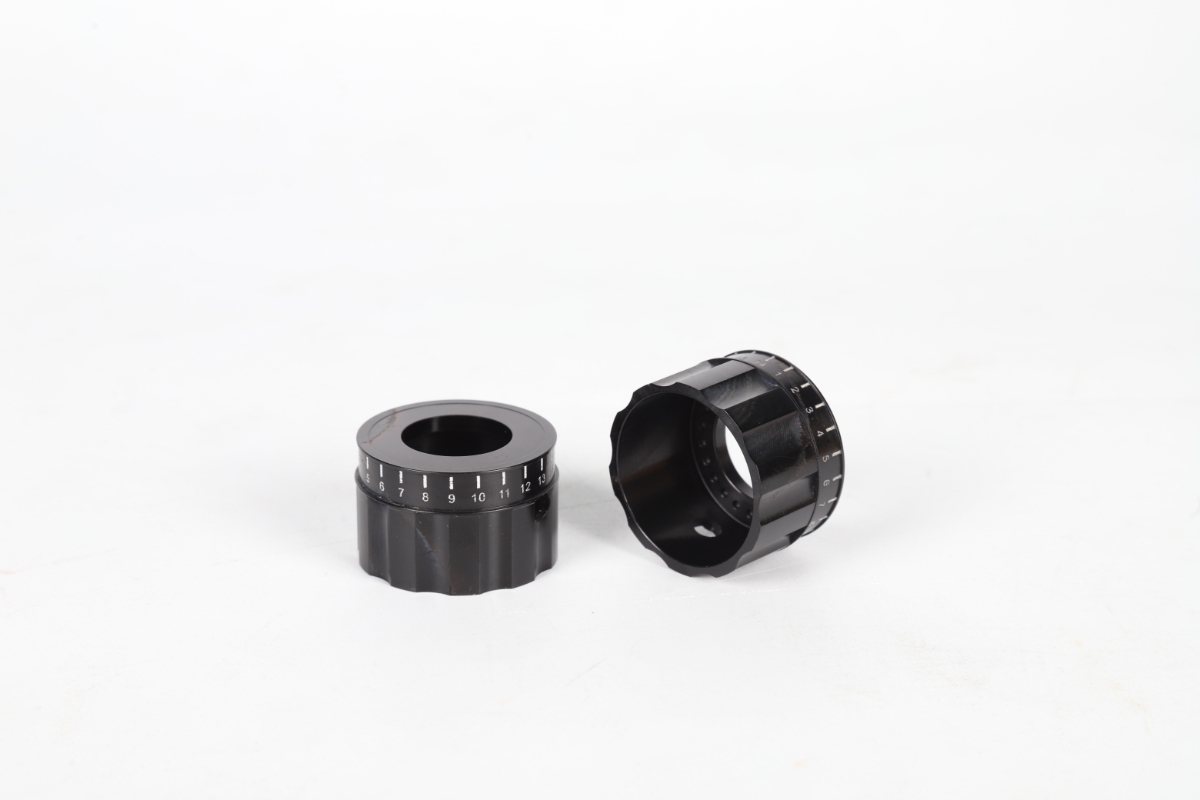 Aluminum parts oxidized black products
