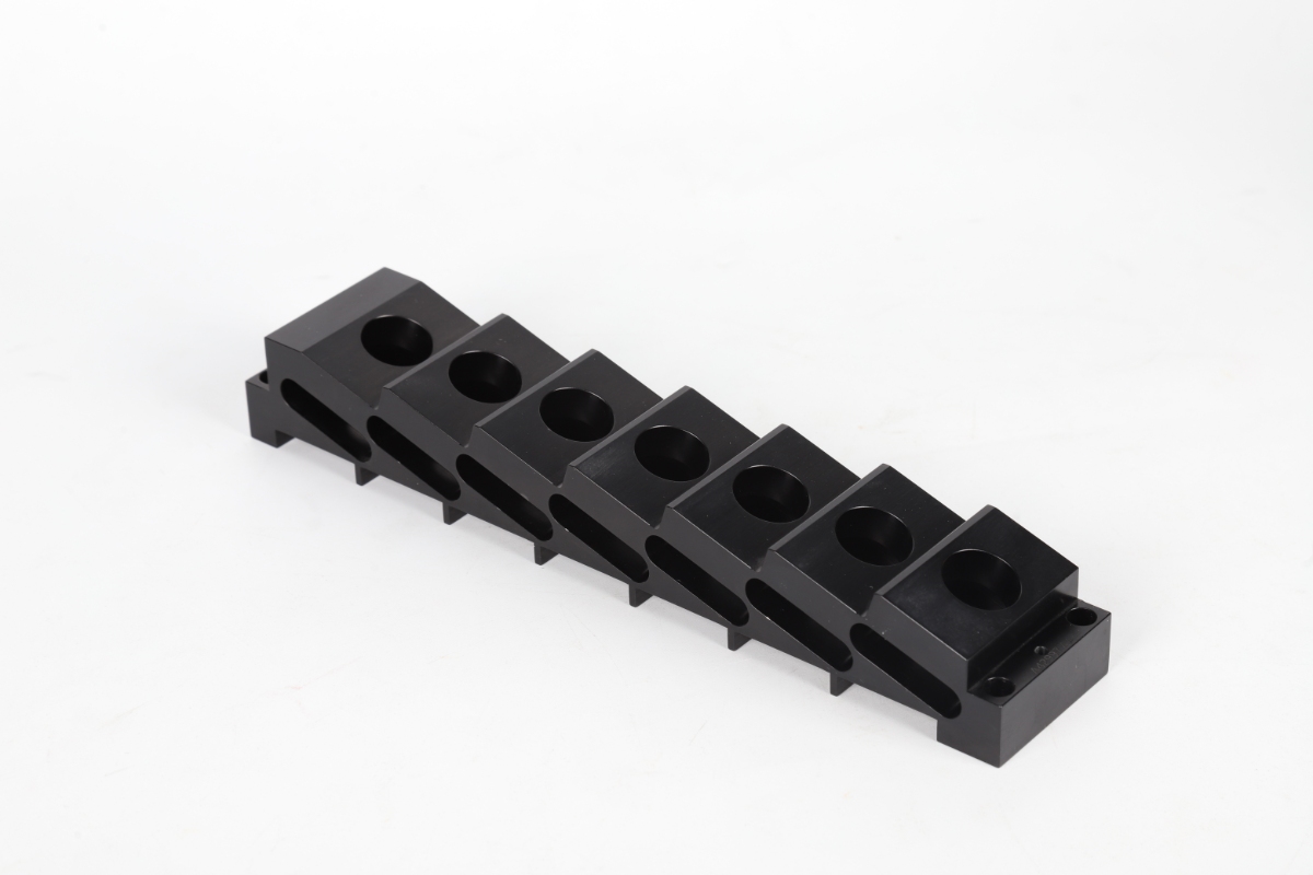 Aluminum parts oxidized black products