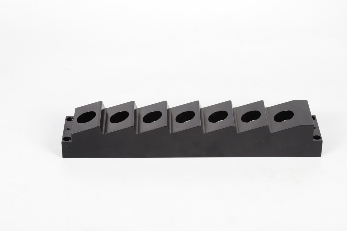 Aluminum parts oxidized black products