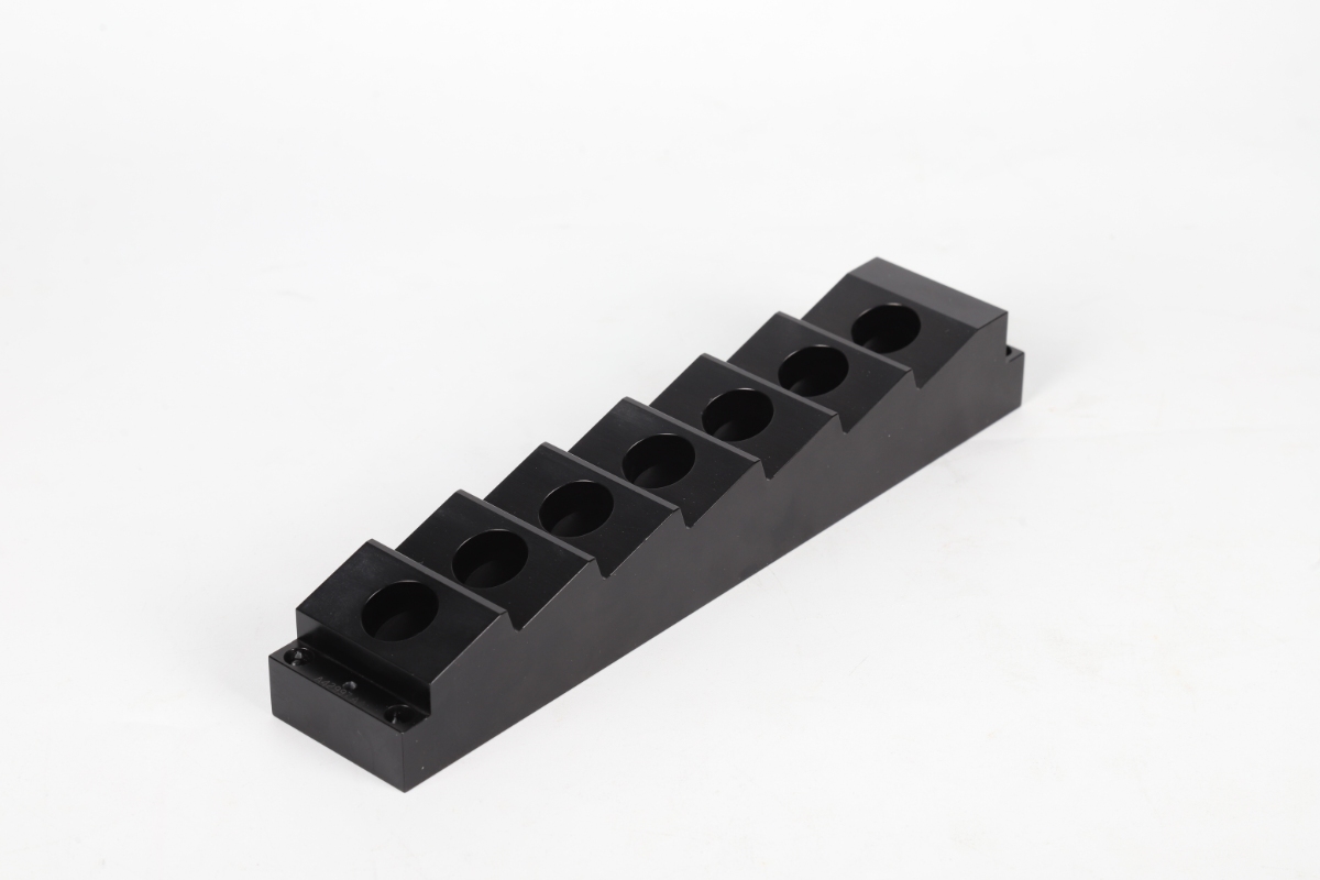 Aluminum parts oxidized black products