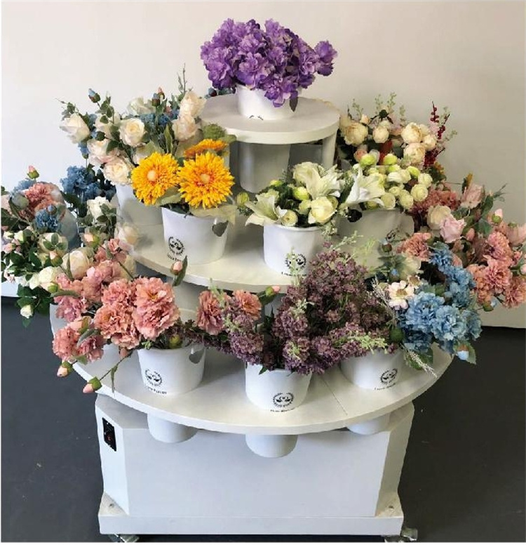 Rotating middle island