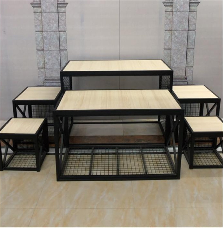 Six-piece combined display rack