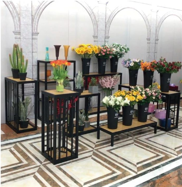 Seven-piece combined display rack