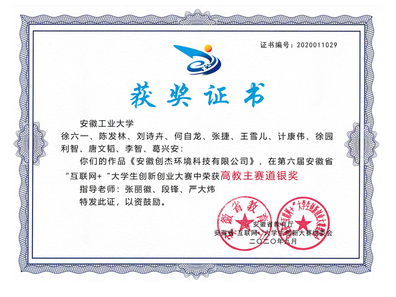 2020年互联网➕银奖