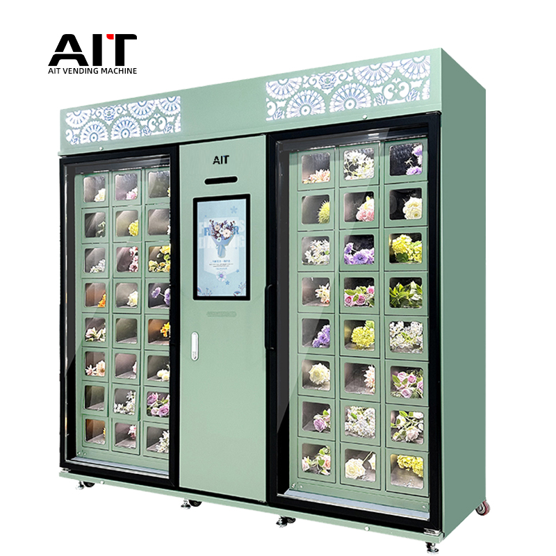 21.5-inch touch screen 48-box air-cooled flower vending machine