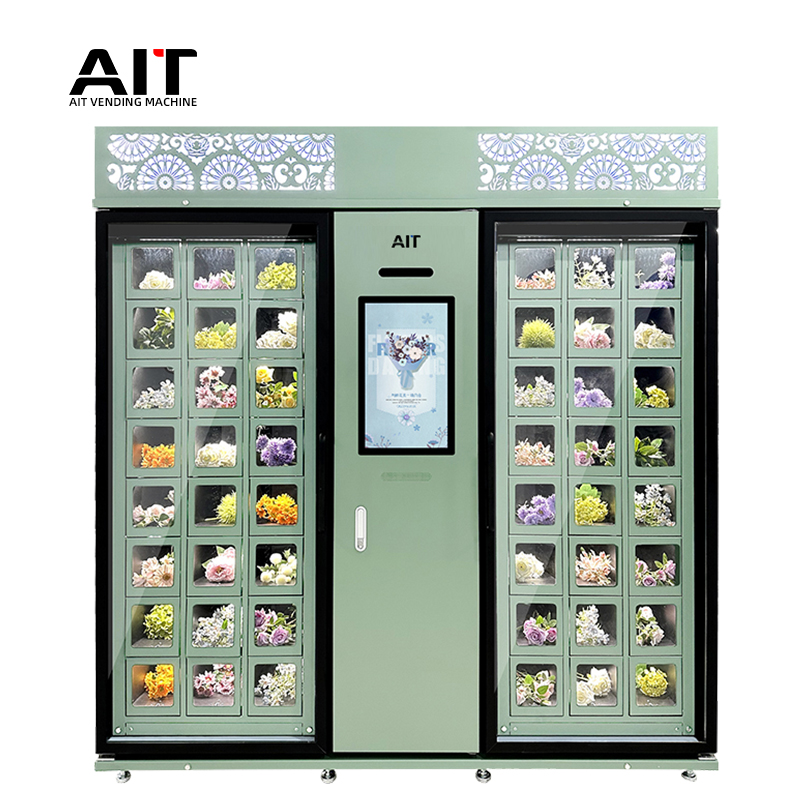 21.5-inch touch screen 48-box air-cooled flower vending machine