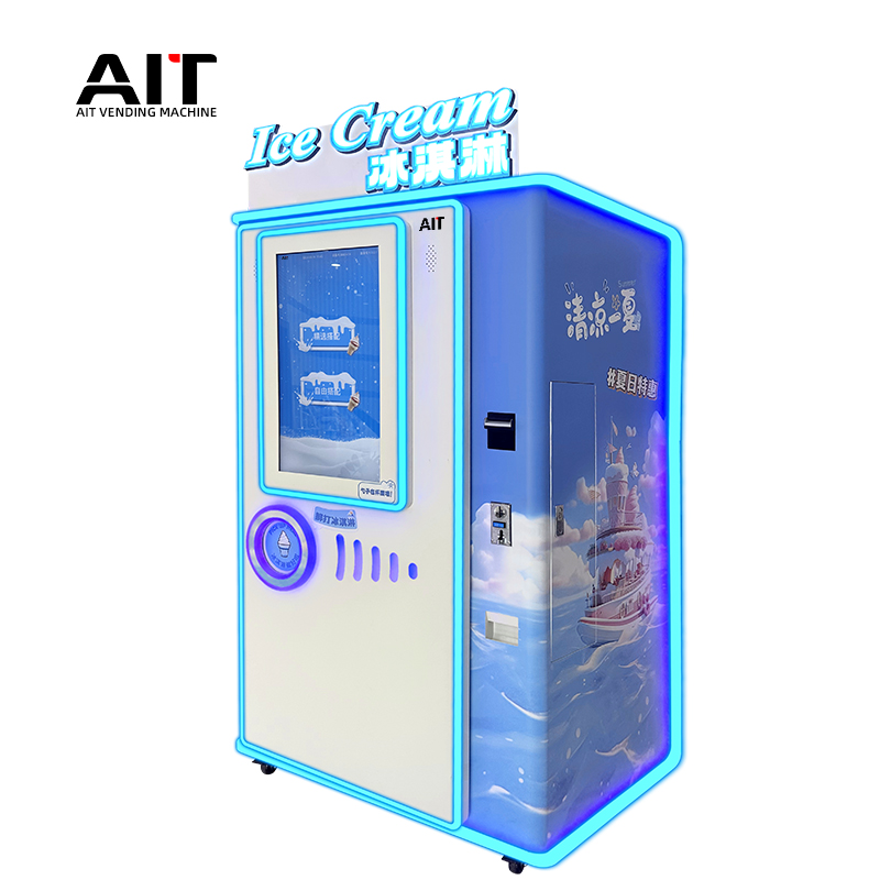 21.5-inch fresh ice cream vending machine