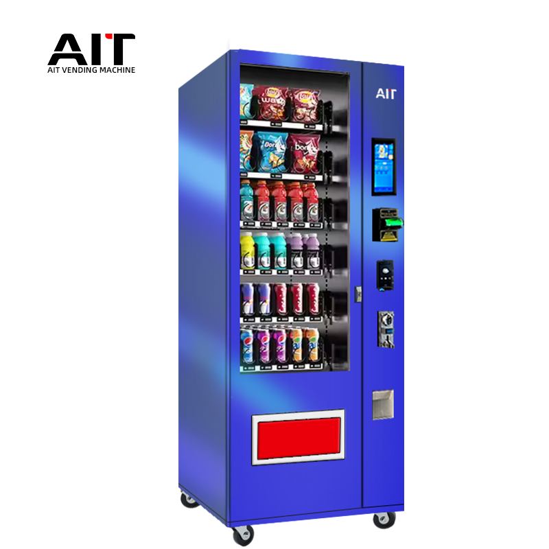 7.1-inch touch screen 36-channel beverage and snack vending machine