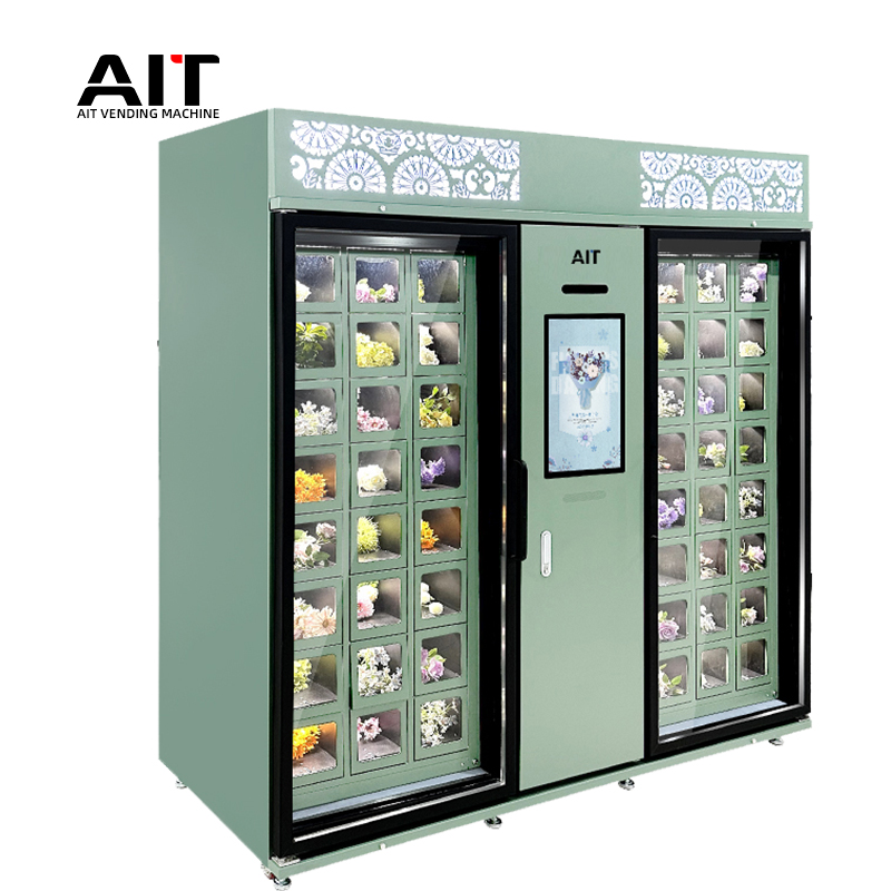 21.5-inch touch screen 48-box air-cooled flower vending machine