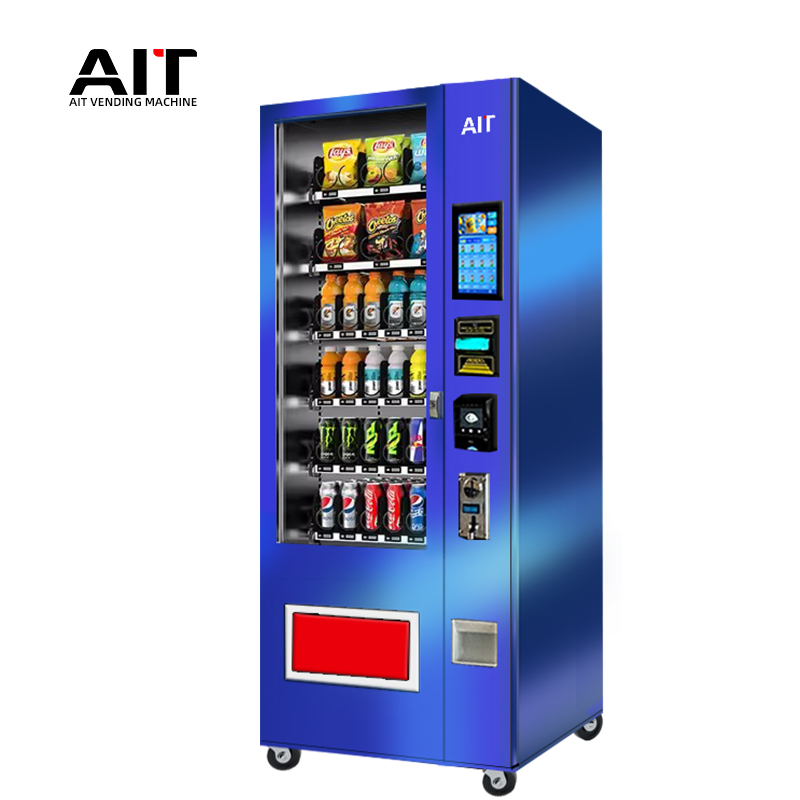7.1-inch touch screen 36-channel beverage and snack vending machine